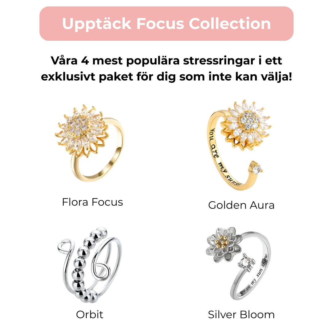 Silver Bloom - Stress ring