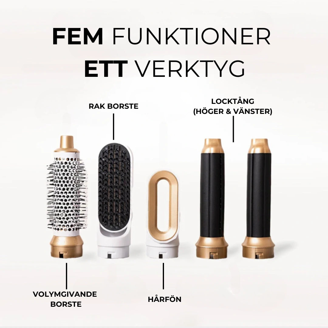 5-i-1 Airpro – Fixar ditt hår snabbt och enkelt