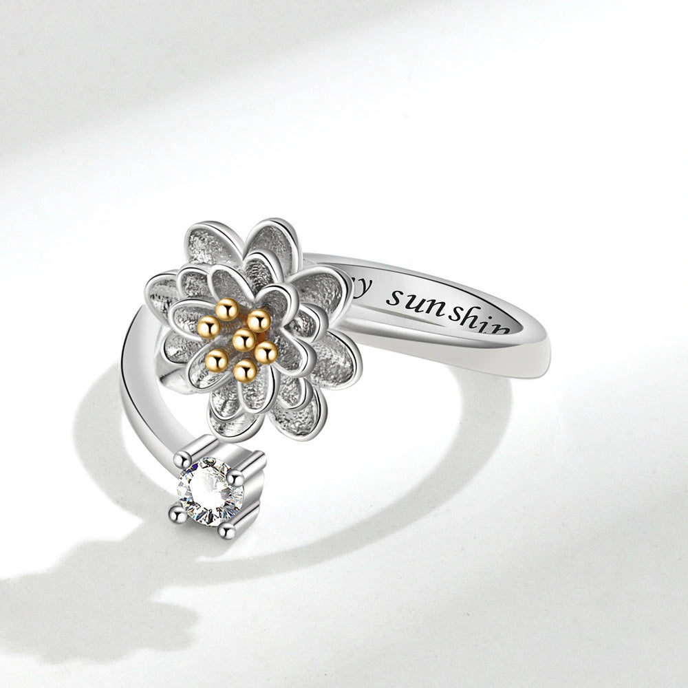 Silver Bloom - Stress ring