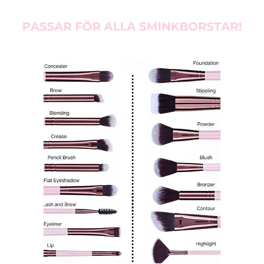 Instant Cleaner - Automatisk Sminkborstrengörare