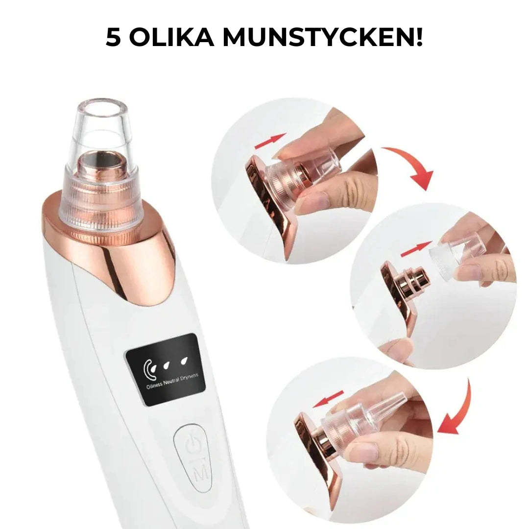 PureGlow - Pormaskborttagare med Vakuumteknik